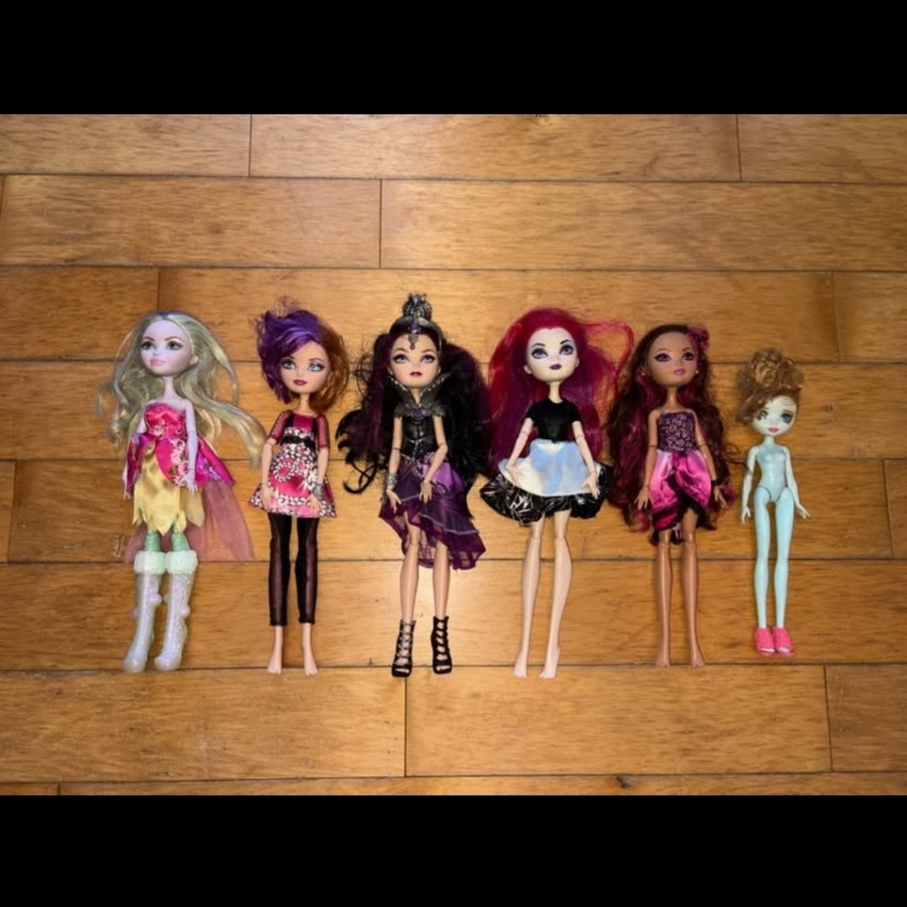 Ever After High Mira Shards Raven Queen Featherly Poppy Briar Beauty Crystal Win